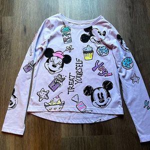 Girls Disney store long sleeve shirt